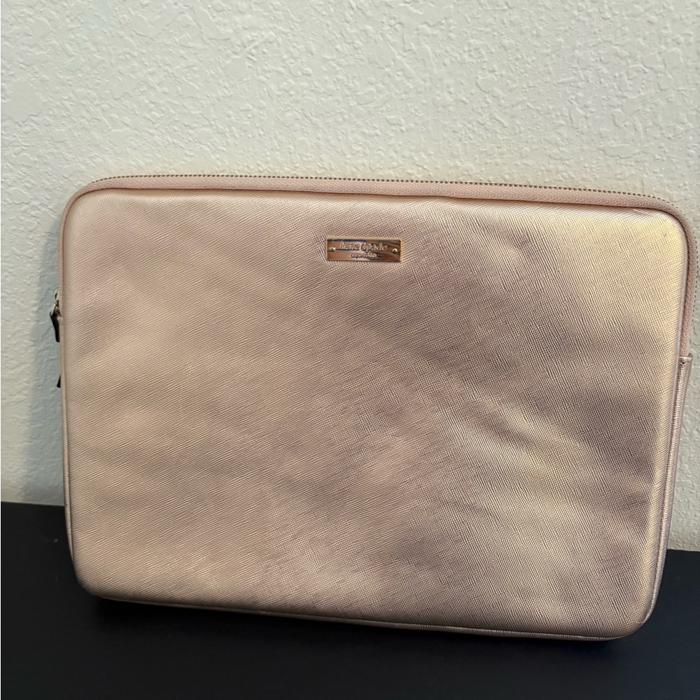 Kate Spade Rose Gold Laptop Sleeve